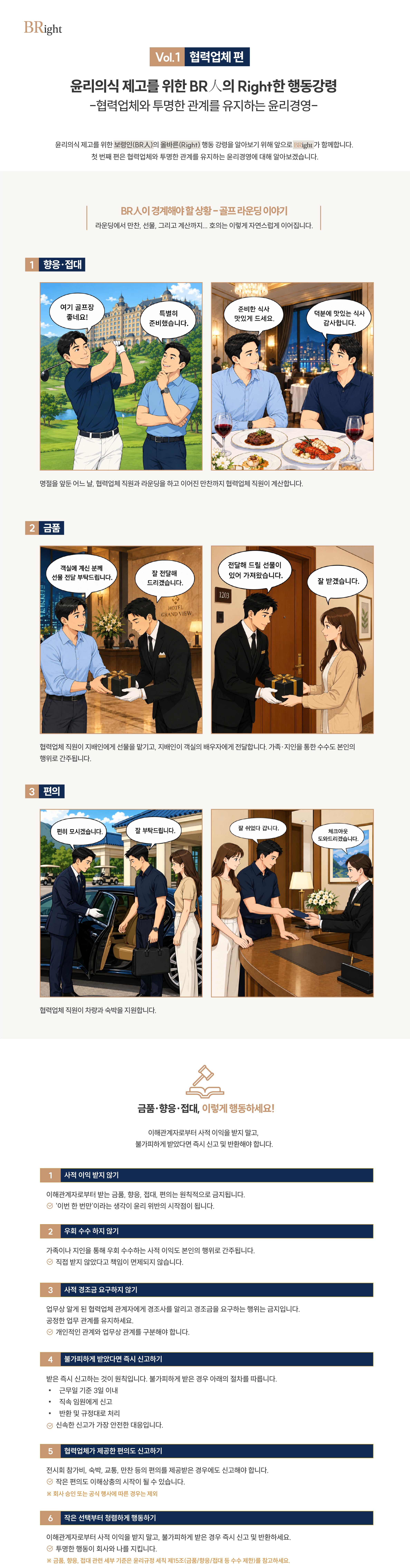 윤리의식 제고를 위한 BR人의 Right행동 강령